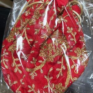 Hand embroidered womens clutch